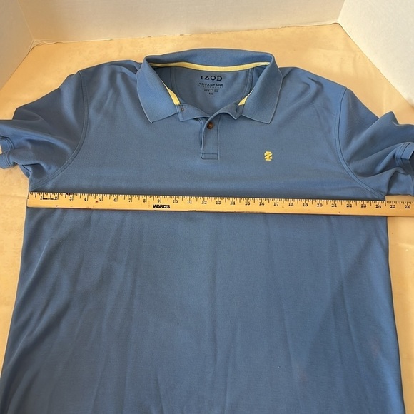 Men’s IZOD Advantage Stretch top Light Blue Size XXL - Picture 3 of 4